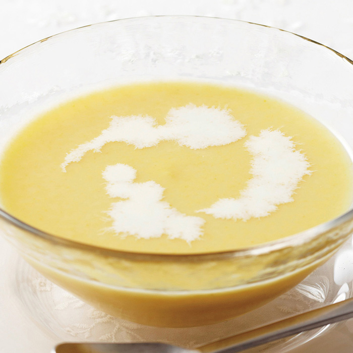 とうもろこしの冷製スープ