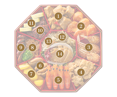 画像：お品書き番号