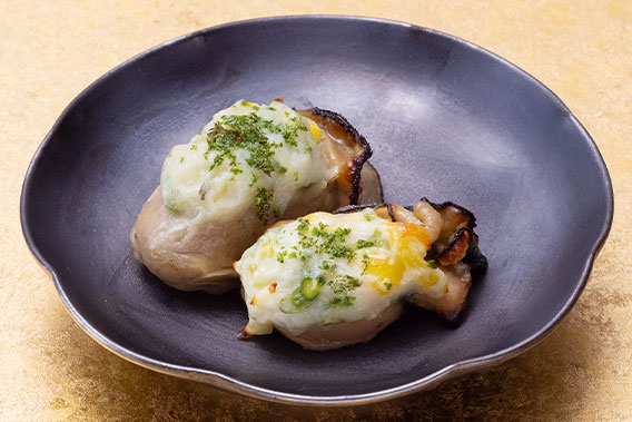 画像：かきの小舟造り