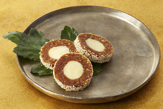 画像：柿バター巻