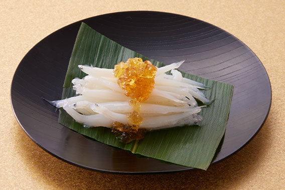 画像：甘酢白魚のかけぽんジュレ
