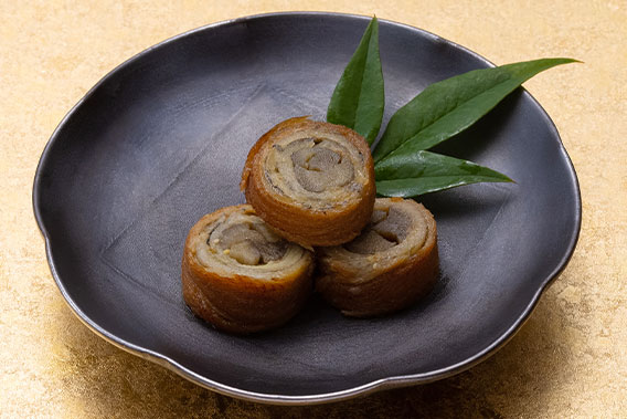 画像：穴子八幡巻