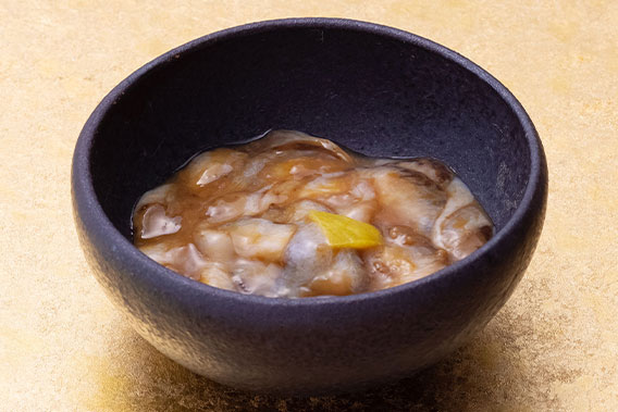 画像：なまこのこのわた和え