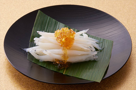画像：甘酢白魚のかけぽんジュレ