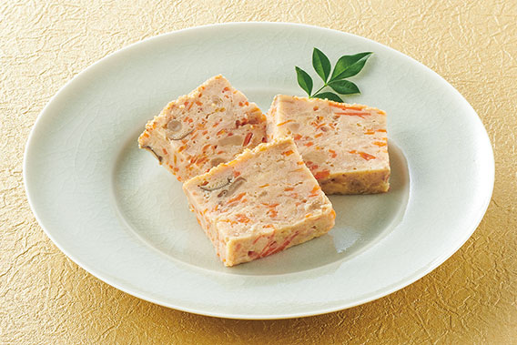 画像：４Ｘチキンときのこの松風